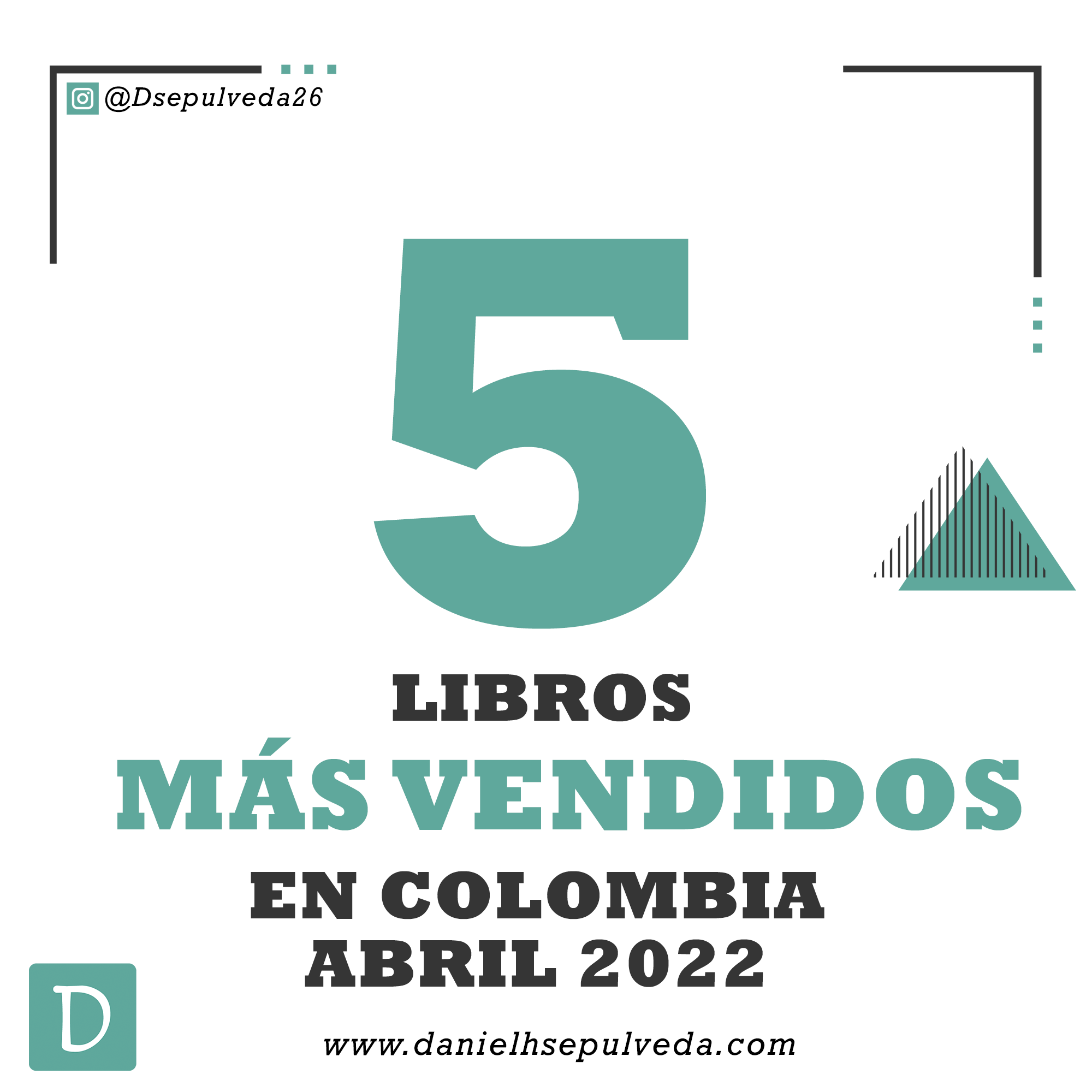Read more about the article Libros Más Vendidos en Colombia – Abril 2022