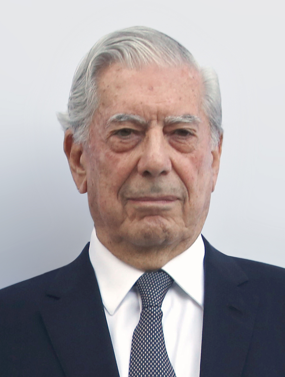 Vargas Llosa foto autor blanco