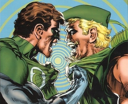 Green lantern Green Arrow Heroes errantes banner 2