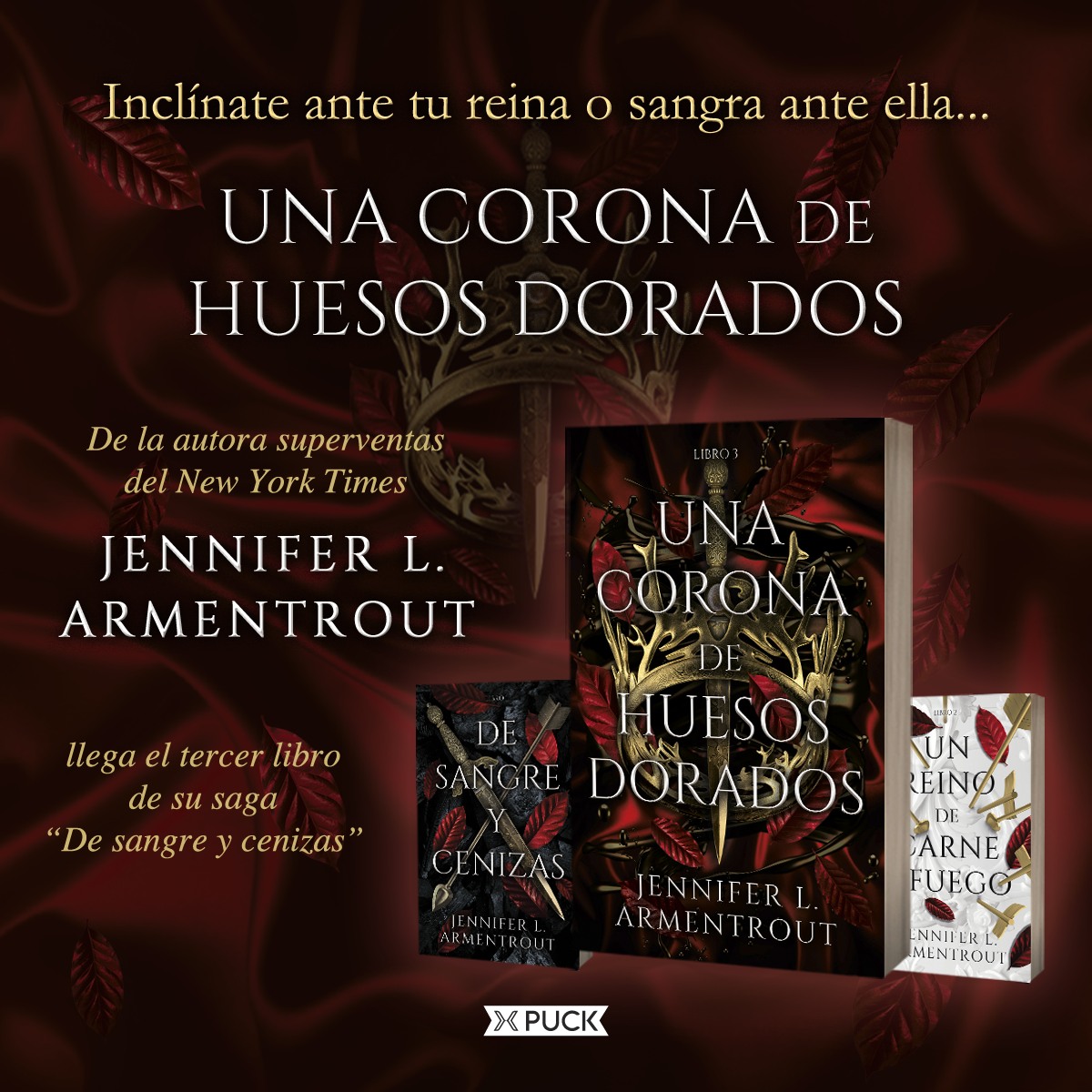 una corona de huesos dorados - jennifer l armentrout banner 2
