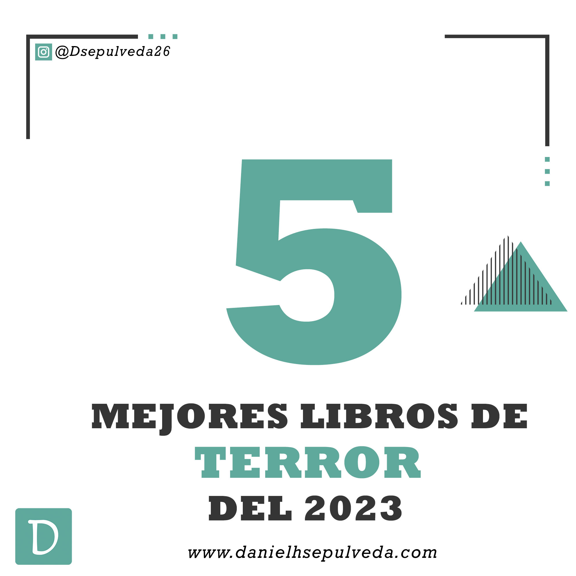 Los Mejores libros de terror 2023 portada