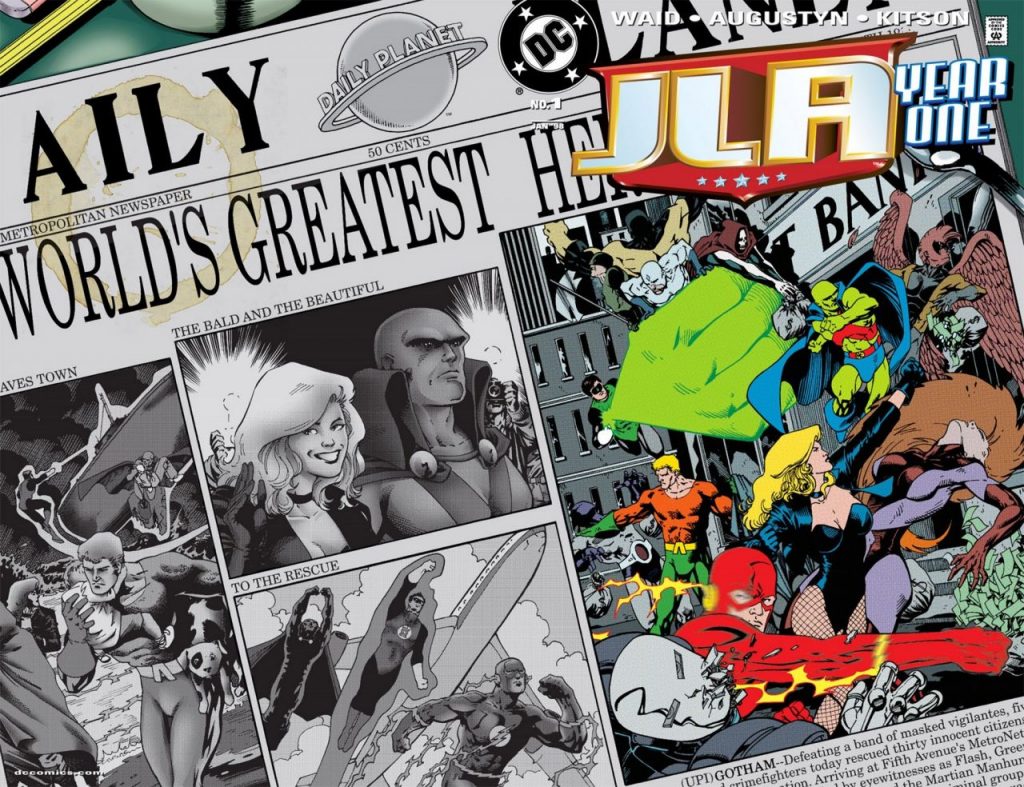 jla ano uno novelas graficas dc comics banner 1