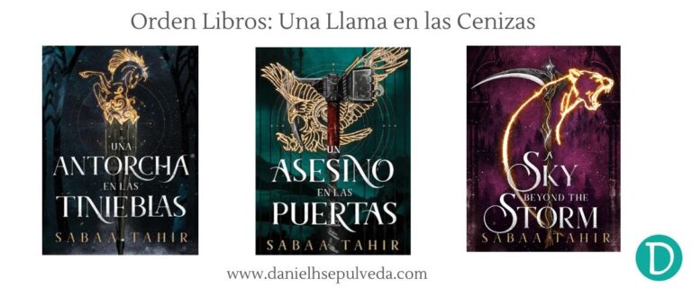 Orden libros una llama en las cenizas sabaa tahir 2