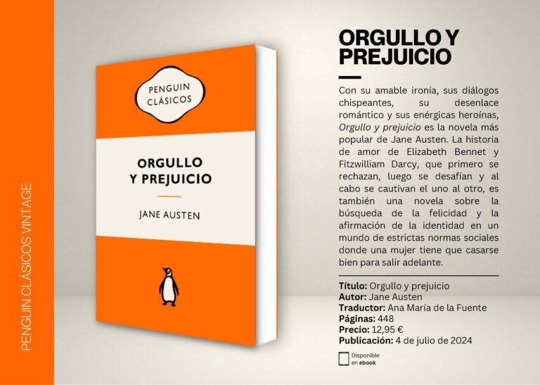 nueva coleccion penguin clasicos vintage Orgullo y prejuicio jane austen