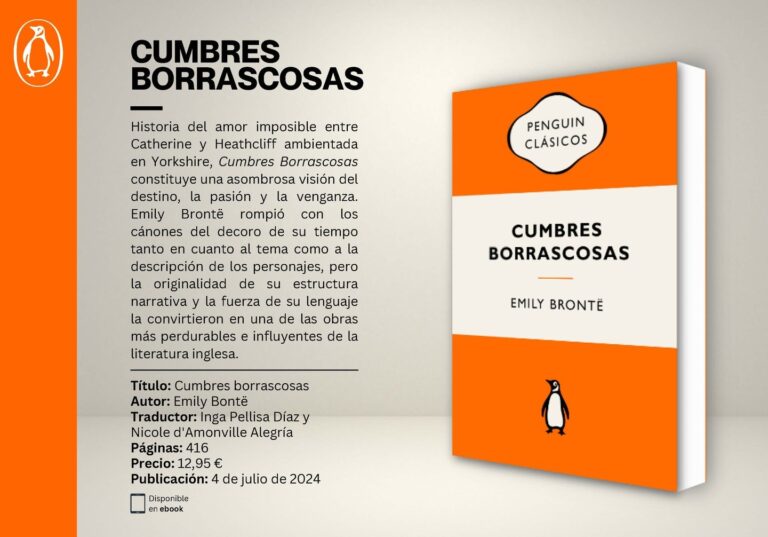 nueva coleccion penguin clasicos vintage cumbres borrascosas emily bronte