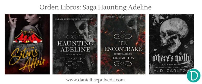 orden libros saga haunting adeline H. D. Carlton banner