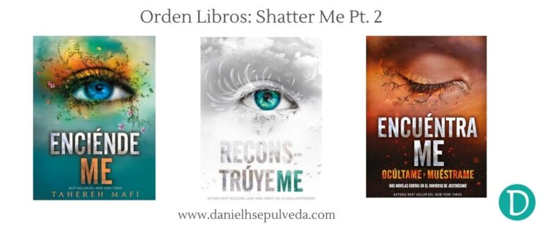 orden libros saga shatter me - destrozame tahereh mafi Banner 2