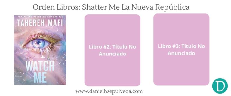 orden libros saga shatter me - destrozame tahereh mafi - La nueva republica