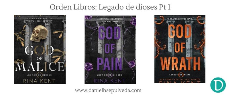 orden libros saga legado de dioses legacy of gods rina kent god of malice español