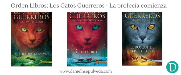 1. Orden libros saga los gatos guerreros erin hunter la profecia comienza 1