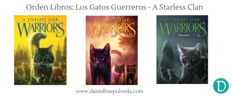 15. Orden libros saga los gatos guerreros erin hunter A starless clan 1