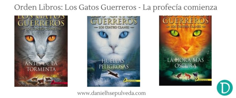 2. Orden libros saga los gatos guerreros erin hunter la profecia comienza 2