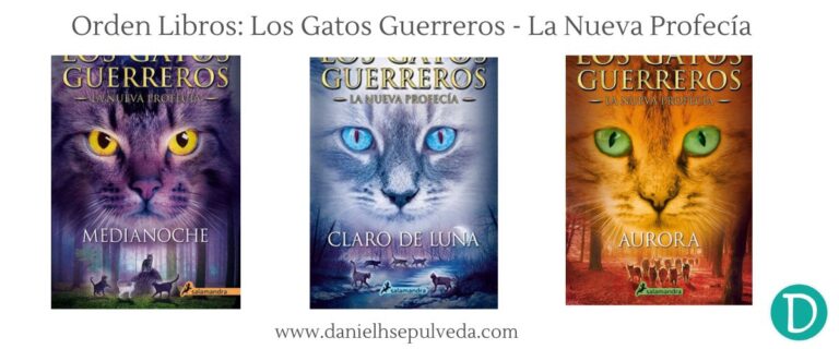 3. Orden libros saga los gatos guerreros erin hunter La nueva profecia 1