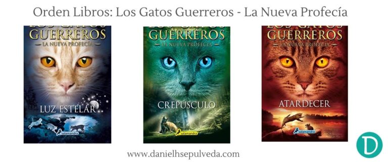 4. Orden libros saga los gatos guerreros erin hunter La nueva profecia 2