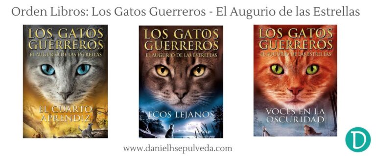 7. Orden libros saga los gatos guerreros erin hunter El augurio de las estrellas 1