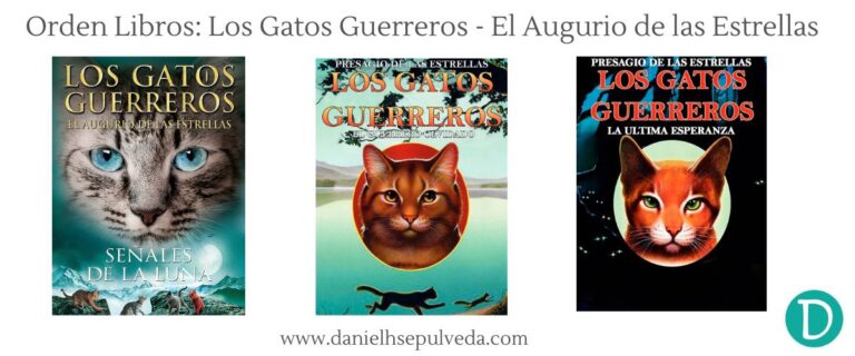 8. Orden libros saga los gatos guerreros erin hunter El augurio de las estrellas 2