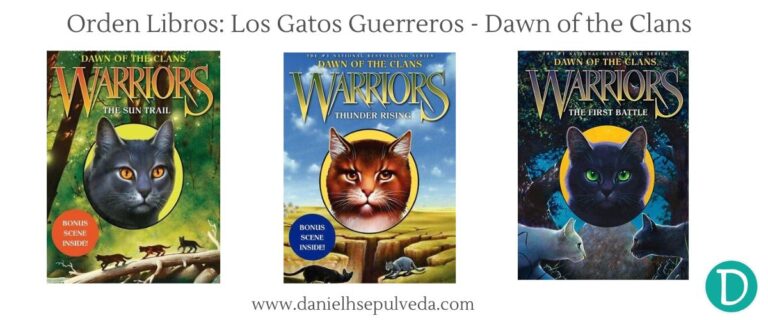 9. Orden libros saga los gatos guerreros erin hunter Dawn of the clans 1