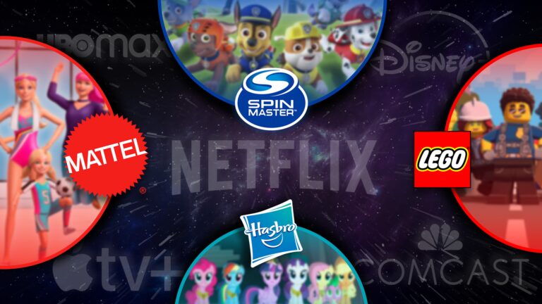 principales competidores de mattel en la industria de los juguetes - lego spin masters hasbro