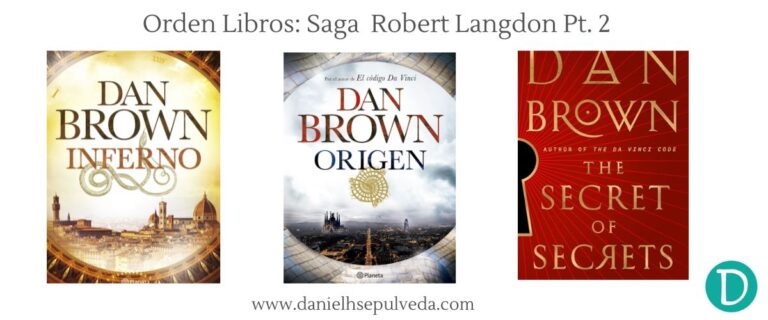 Orden Libros Saga Robert Landing - El codigo da vinci - Dan Brown 2
