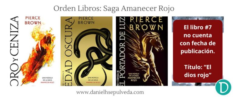 orden libros saga amanecer rojo pierce brown saga