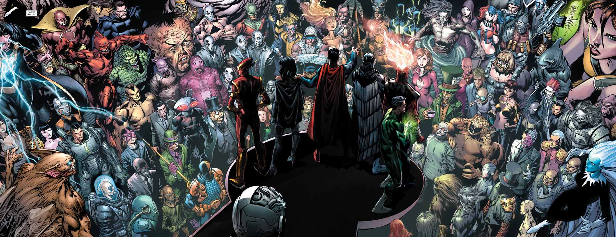 Maldad eterna - coleccion heroes y villanos de dc banner 1