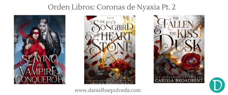Orden libros saga coronas de nyaxia carissa broadbent banner 2