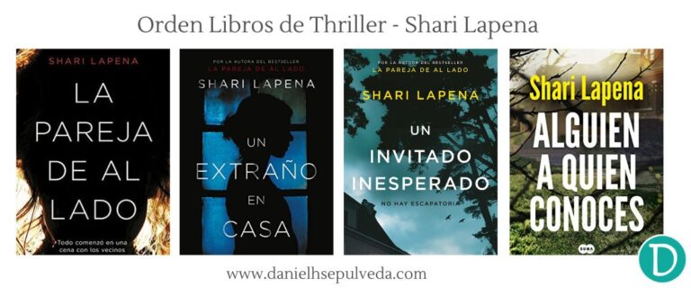 Todos los libros de thriller de shari lapena orden completo