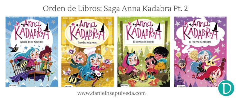 Orden de lectura libros saga Anna Kadabra pedro mañas
