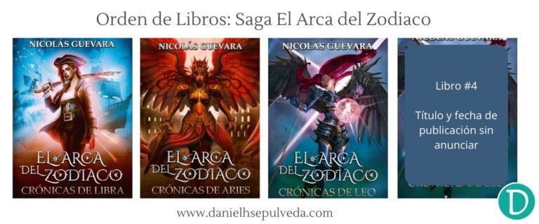 Orden libros saga el arca del zodiaco nicolas guevara