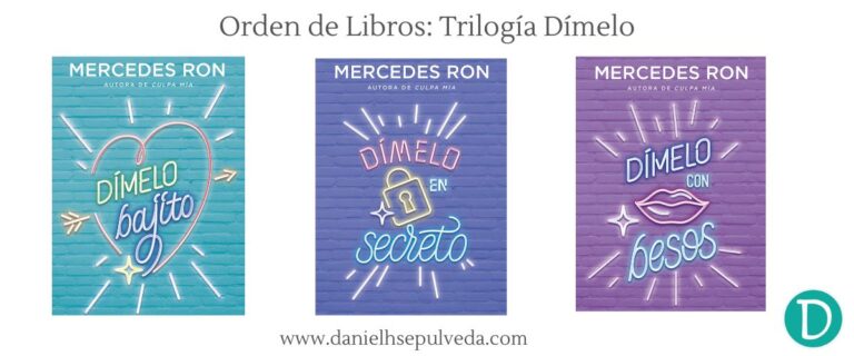 Orden libros trilogia dimelo mercedes ron