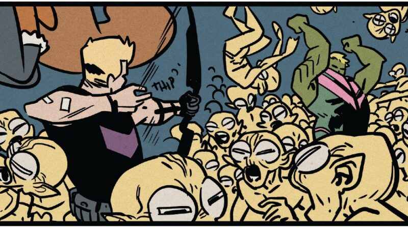 Hawkeye vol 6 - Hawkeyes banner 2
