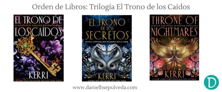 Orden de lectura libros saga el trono de los caidos kerri maniscalco