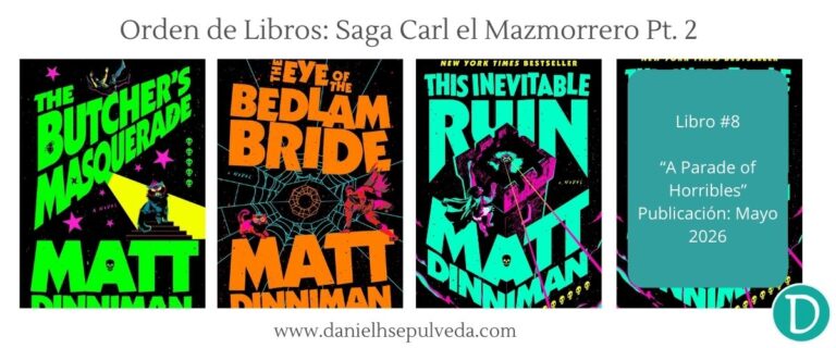 Orden de lectura saga carl el mazmorrero matt dinniman