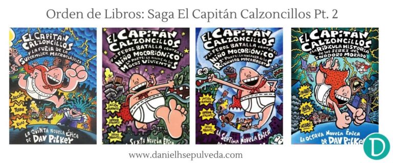 2. orden de lectura libros el capitan calzoncillos