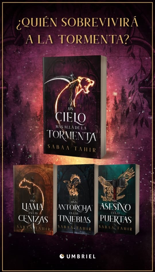 un cielo mas alla de la tormenta sabaa tahir banner 1