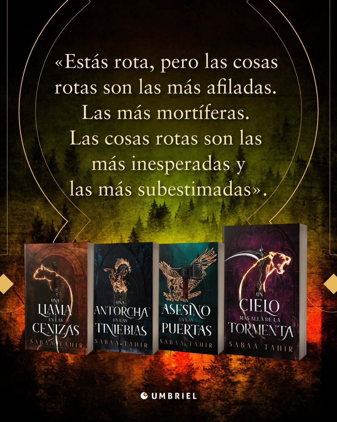 un cielo mas alla de la tormenta sabaa tahir banner 2